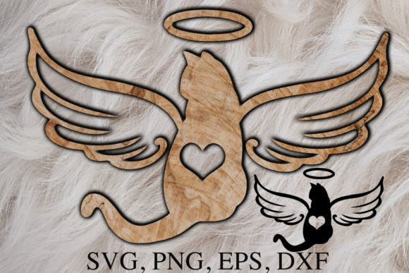 Angel Wings SVG Pet Cat Loss Design Review
