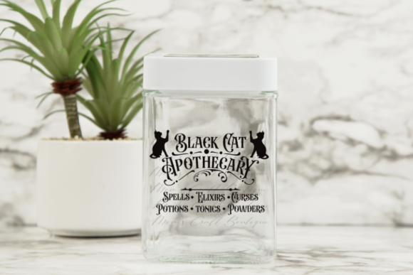 Black Cat Apothecary Halloween SVG Review