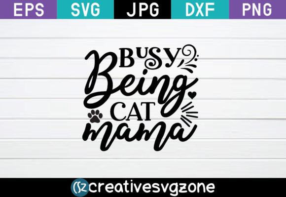 Busy Being Cat Mama Embroidery Review