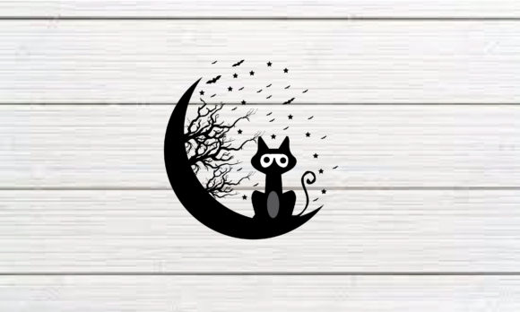 Cat Moon Silhouette Embroidery Review