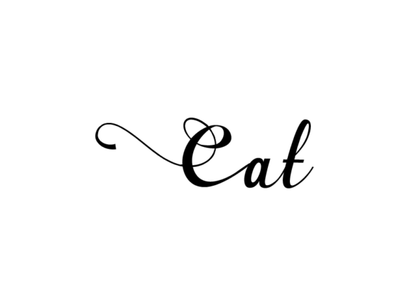 Cat SVG Typography Review for Embroidery Projects