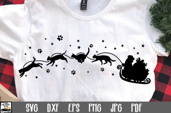Christmas Cat Sleigh Embroidery Design Review