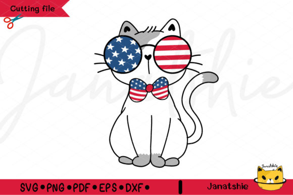 Cute Cat 4th of July Svg Embroidery Review