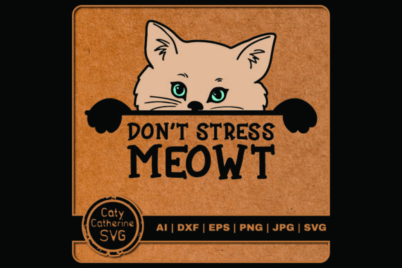 Don t Stress MEOWT Cat Embroidery Design Review