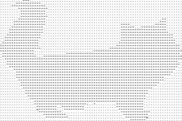 Fluffy Cat ASCII ART SVG EPS Review