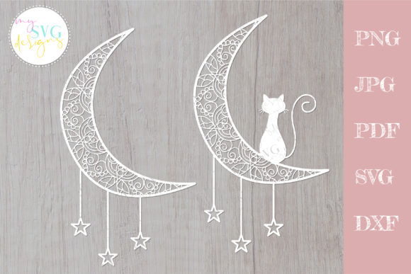Moon Mandala Svg for Embroidery Projects