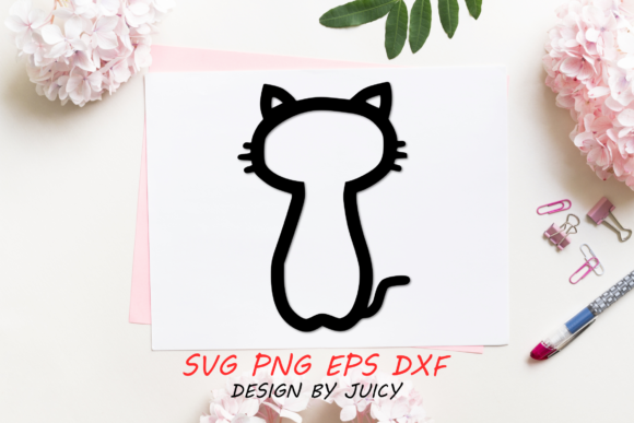 Standing Cat Outline for Cricut Review