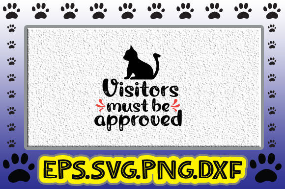 Visitors Must Be Approved Embroidery Design Review